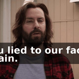 You lied to our faces again.