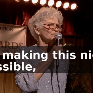 for making this night possible,