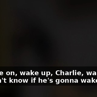 - Come on, wake up, Charlie, wake up. - I don't know if he's gonna wake up.