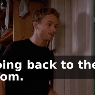 going back to their room.