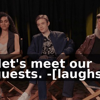 -let's meet our guests. -[laughs]