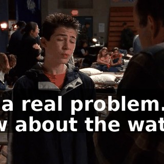 It's a real problem. How about the watch?