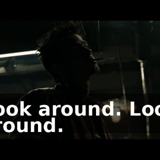 Look around. Look around.