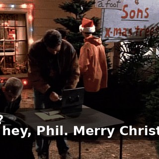 - Hal? - Oh, hey, Phil. Merry Christmas.