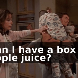 Can I have a box of apple juice?