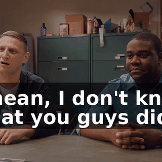 I mean, I don't know what you guys did.