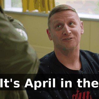 - ♪ It's April in the D ♪