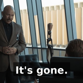 It's gone.