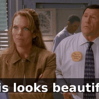 Lois looks beautiful.