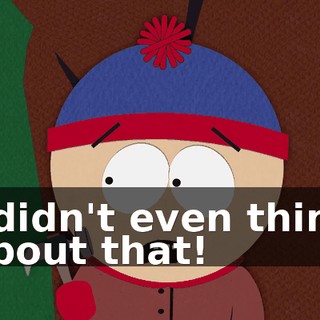 I didn't even think about that!