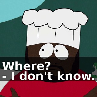 Where? - I don't know.