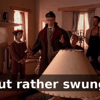 but rather swung,