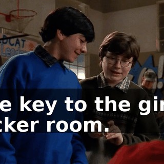 The key to the girls' locker room.