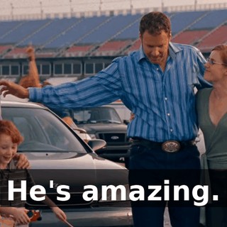 He's amazing.