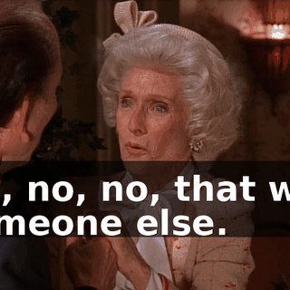Oh, no, no, that was someone else.