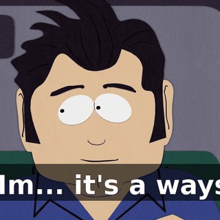 Mm... it's a ways.