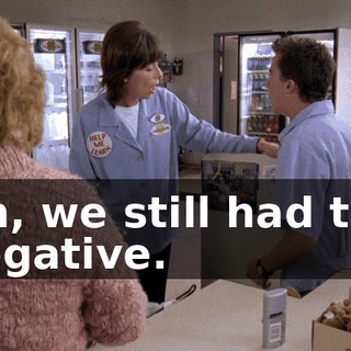 Oh, we still had the negative.