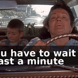 You have to wait at least a minute