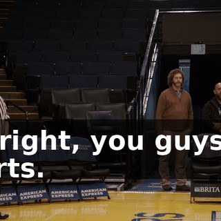 All right, you guys go shirts.