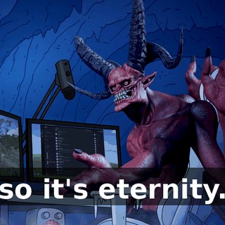 so it's eternity.