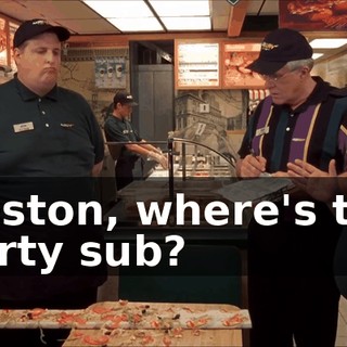 Heston, where's the party sub?