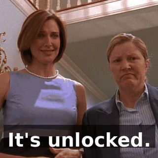 It's unlocked.