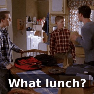 What lunch?