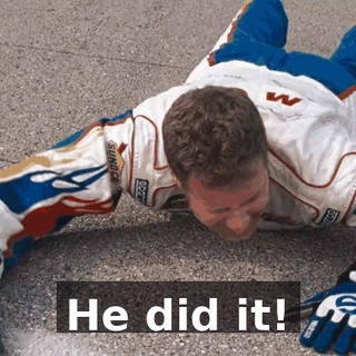 He did it!