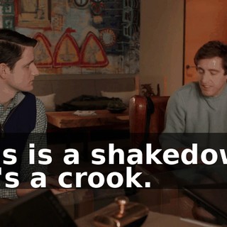 This is a shakedown. He's a crook.