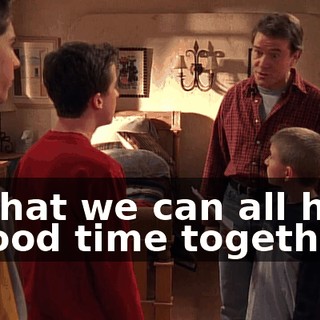 so that we can all have a good time together!
