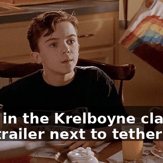 He's in the Krelboyne class in the trailer next to tetherball.