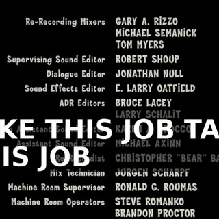 ♪ TAKE THIS JOB TAKE THIS JOB ♪