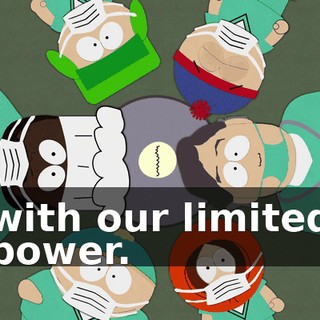 with our limited power.