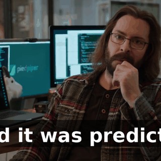 And it was predicted