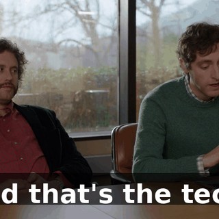 and that's the tech.