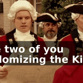 the two of you sodomizing the King,