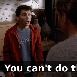 No! You can't do this.
