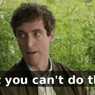 but you can't do this.