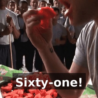 Sixty-one!