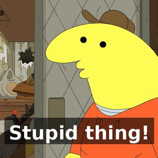Stupid thing!