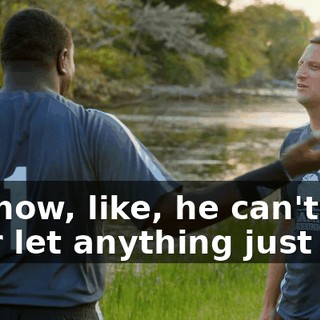 - I know, like, he can't just ever let anything just be.