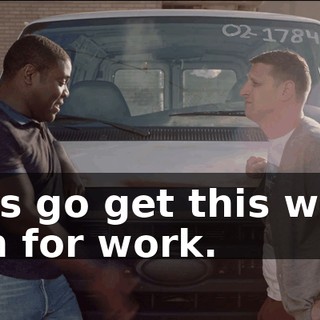 let's go get this work van for work.