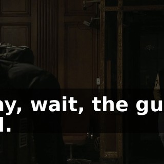 Okay, wait, the gun is real.