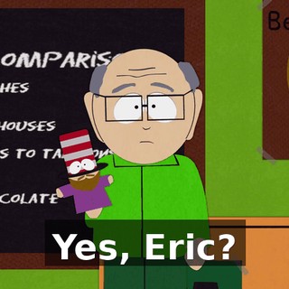 Yes, Eric?