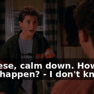 - Reese, calm down. How did this happen? - I don't know!