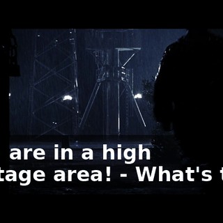 - You are in a high - voltage area! - What's that?