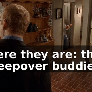 Here they are: the sleepover buddies.