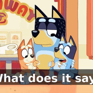 What does it say?