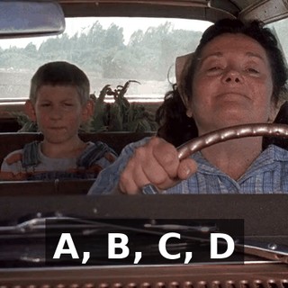 ♪ A, B, C, D ♪