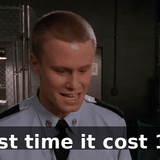 Last time it cost 10.